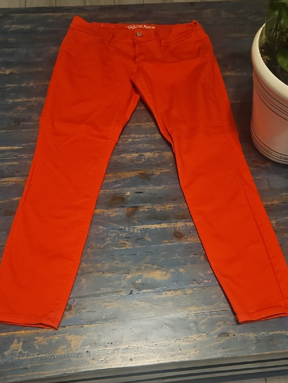Old Navy RockStar Skinny Pants in Bright Red